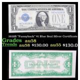 1928B $1 Blue Seal Silver Certificate 'Funnyback'