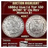 1886-o Morgan Dollar Vam-1A Top 100 WOW! 
