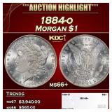 1884-o Morgan Dollar $1 ms66+ SEGS
