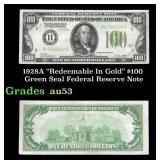 1928A $100 Green Seal Federal Reserve Note 'Redeem