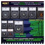 2003 US Silver Proof Set Graded pr70 DCAM By SEGS