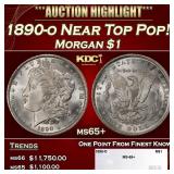 1890-o Morgan Dollar Near Top Pop! $1 ms65+ SEGS