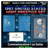 1987 United States Mint Prestige Proof Set 6 Coins