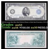 1914 $5 Large Size Blue Seal Federal Reserve Note