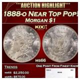 1888-o Morgan Dollar Near Top Pop! $1 ms66 SEGS