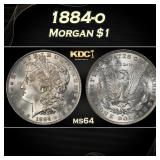 1884-o Morgan Dollar $1 Grades ms64