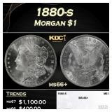 1880-s Morgan Dollar $1 ms66+ SEGS