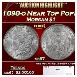 1898-o Morgan Dollar Near Top Pop! $1 ms67 SEGS