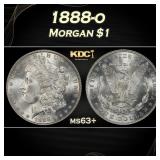 1888-o Morgan Dollar $1 Grades ms63+