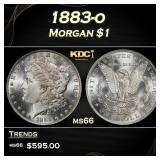 1883-o Morgan Dollar $1 Grades ms66