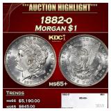 1882-o Morgan Dollar $1 ms65+ SEGS