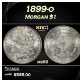 1899-o Morgan Dollar $1 Grades ms66