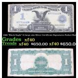 1899 $1 large size Silver Certificate 'Black Eagle
