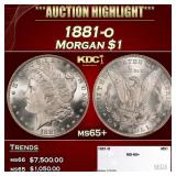 1881-o Morgan Dollar $1 ms65+ SEGS