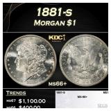 1881-s Morgan Dollar $1 ms66+ SEGS