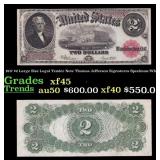 1917 $2 Large Size Legal Tender Note Thomas Jeffer