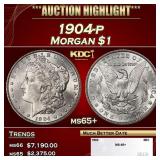1904-p Morgan Dollar $1 ms65+ SEGS