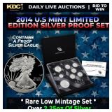 RARE 2014 United States Mint Limited Edition Silve