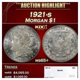 1921-s Morgan Dollar $1 ms65+ SEGS