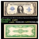 1923 $1 large size Silver Certificate Grades Selec