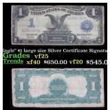 1899 $1 large size Silver Certificate 'Black Eagle
