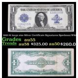 1923 $1 large size Silver Certificate Grades Choic