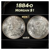 1884-o Morgan Dollar $1 Grades ms64