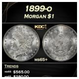 1899-o Morgan Dollar $1 Grades ms65+