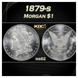 1879-s Morgan Dollar $1 Grades ms62