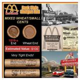 Lincoln Wheat Cent 1c Mixed Roll Orig Brandt McDon