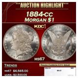 1884-cc Morgan Dollar $1 ms67 SEGS