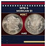 1878-s Morgan Dollar $1 Grades ms63