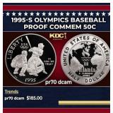 1995-s Olympics Baseball Proof Modern Commem Half
