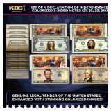 Set of 4 Declaration of Independence Colorized 2-S