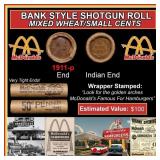 Lincoln Wheat Cent 1c Mixed Roll Orig Brandt McDon