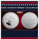 Dune 2 House of Fremen 1 oz Silver Coin Round