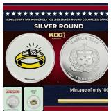 2024 Luxury Tax Monopoly 1oz .999 Silver Round Col