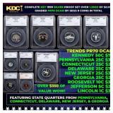 Rare 1999 US Silver Proof Set Graded pr70 DCAM By