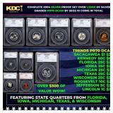 2004 US Silver Proof Set Graded pr70 DCAM By SEGS