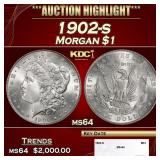 1902-s Morgan Dollar $1 ms64 SEGS