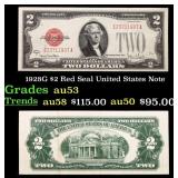 1928G $2 Red Seal United States Note Grades Select