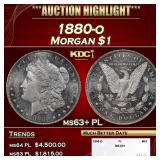 1880-o Morgan Dollar $1 ms63+ PL SEGS