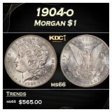 1904-o Morgan Dollar $1 Grades ms66