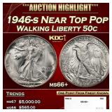 1946-s Walking Liberty Half Dollar Near Top Pop 50