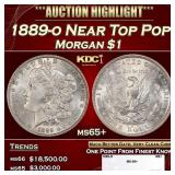 1889-o Morgan Dollar Near Top Pop $1 ms65+ SEGS