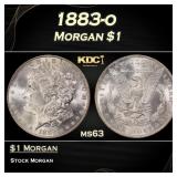 1883-o Morgan Dollar $1 Grades ms63