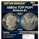 1880-s Morgan Dollar TOP POP! $1 ms69 SEGS