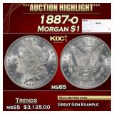 1887-o Morgan Dollar $1 ms65 SEGS