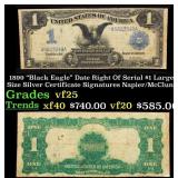 1899 $1 large size Silver Certificate "Black Eagle