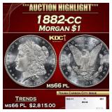 1882-cc Morgan Dollar $1 ms66 pl SEGS